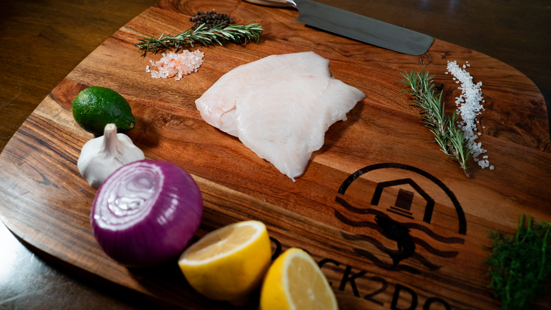 Wild Alaskan halibut fillet