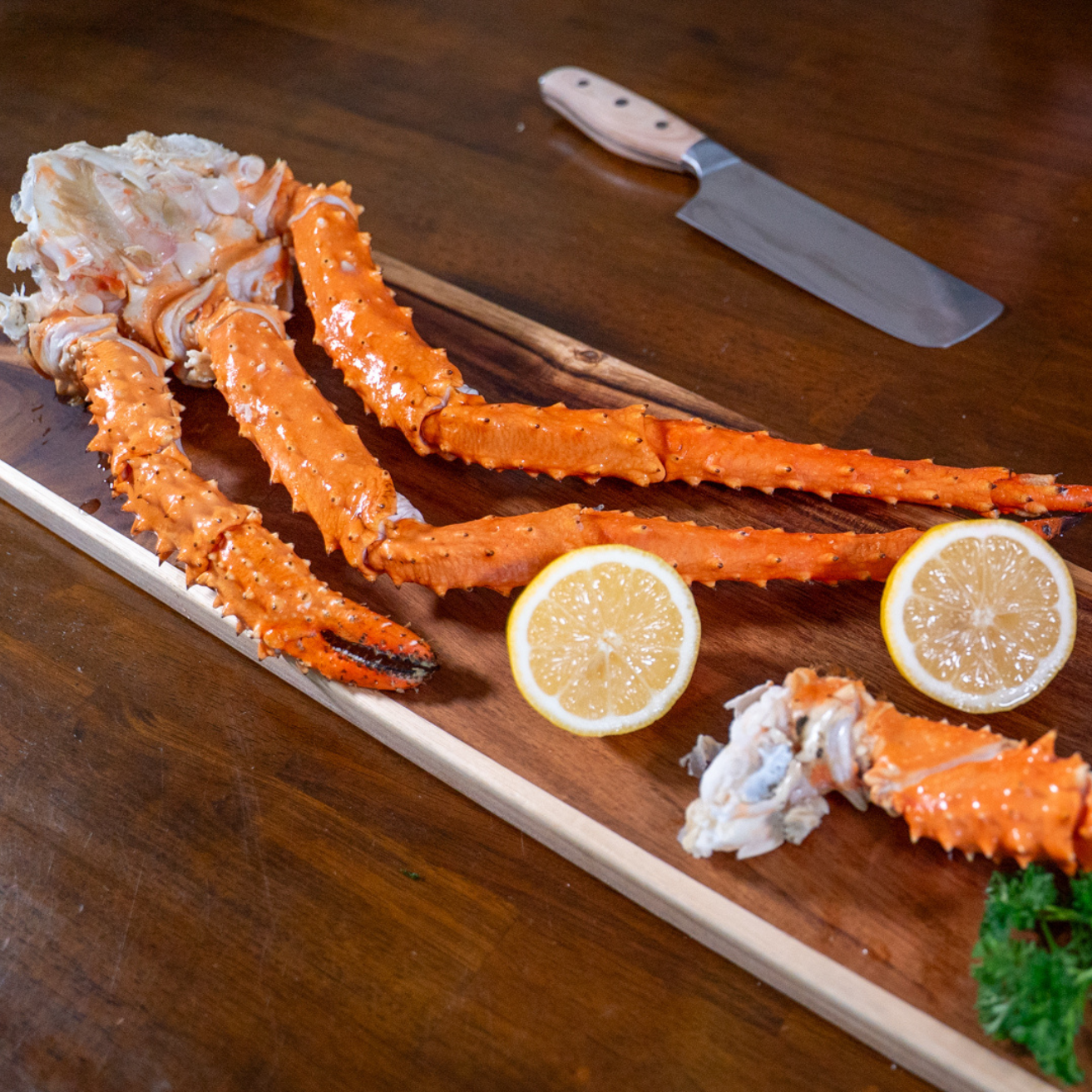 Wild Alaskan king crab legs
